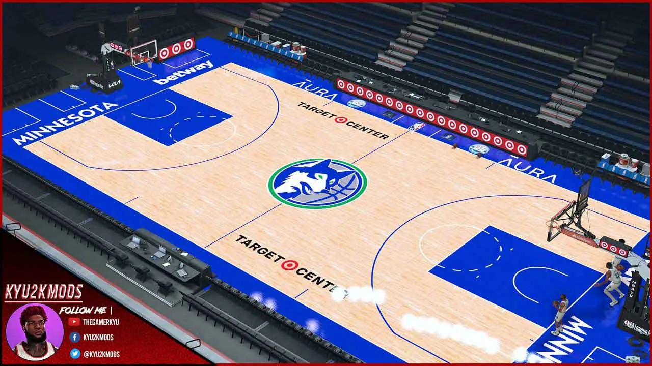 NBA 2K24 Minnesota Timberwolves 2024 Classic Court