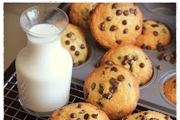 Resep Vanilla Chocochips Muffin Ever with Buttermilk