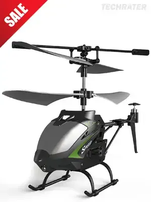 Fast RC Helicopter black in color