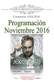 PROGRAMACIÓN DEL TEATRO MES DE NOVIEMBRE