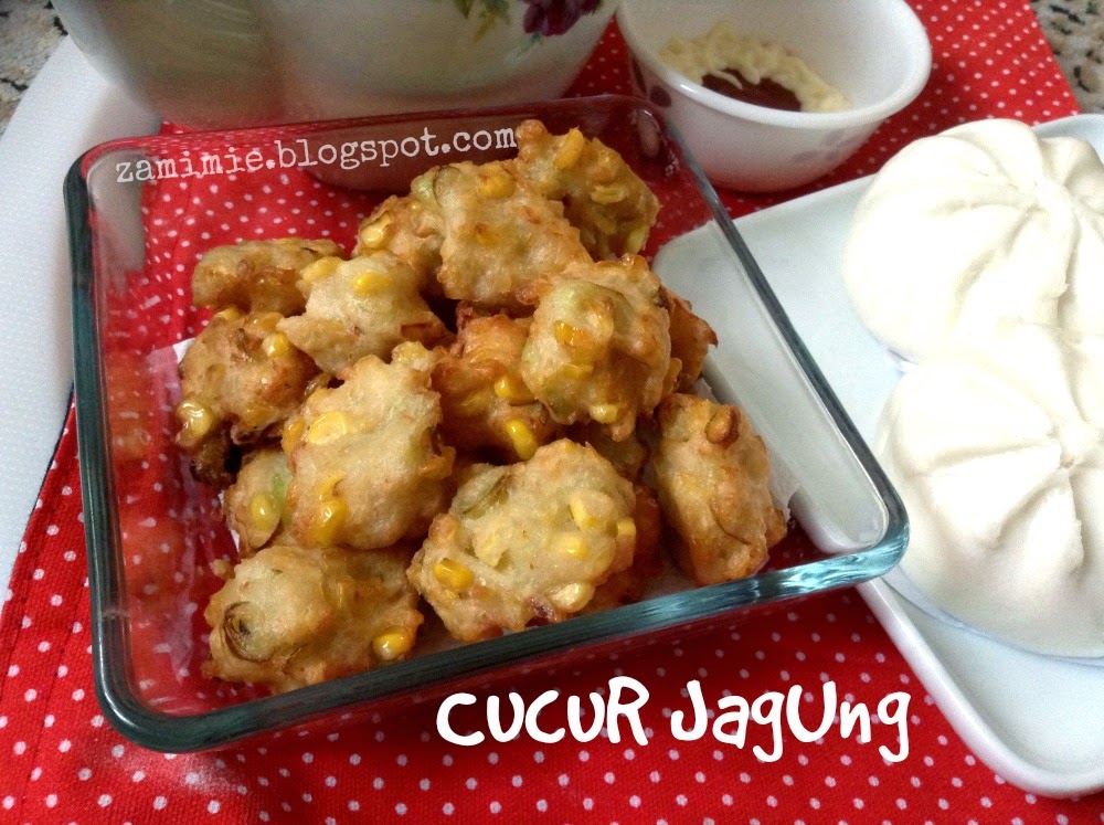 Resepi Cucur Jagung Manis - Pewarna c