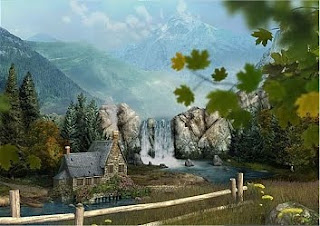 Mountain Waterfall 3D Screensaver