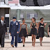 All in Black--- President Obama, Wife & Daughters Step Out in Style (See Photos)