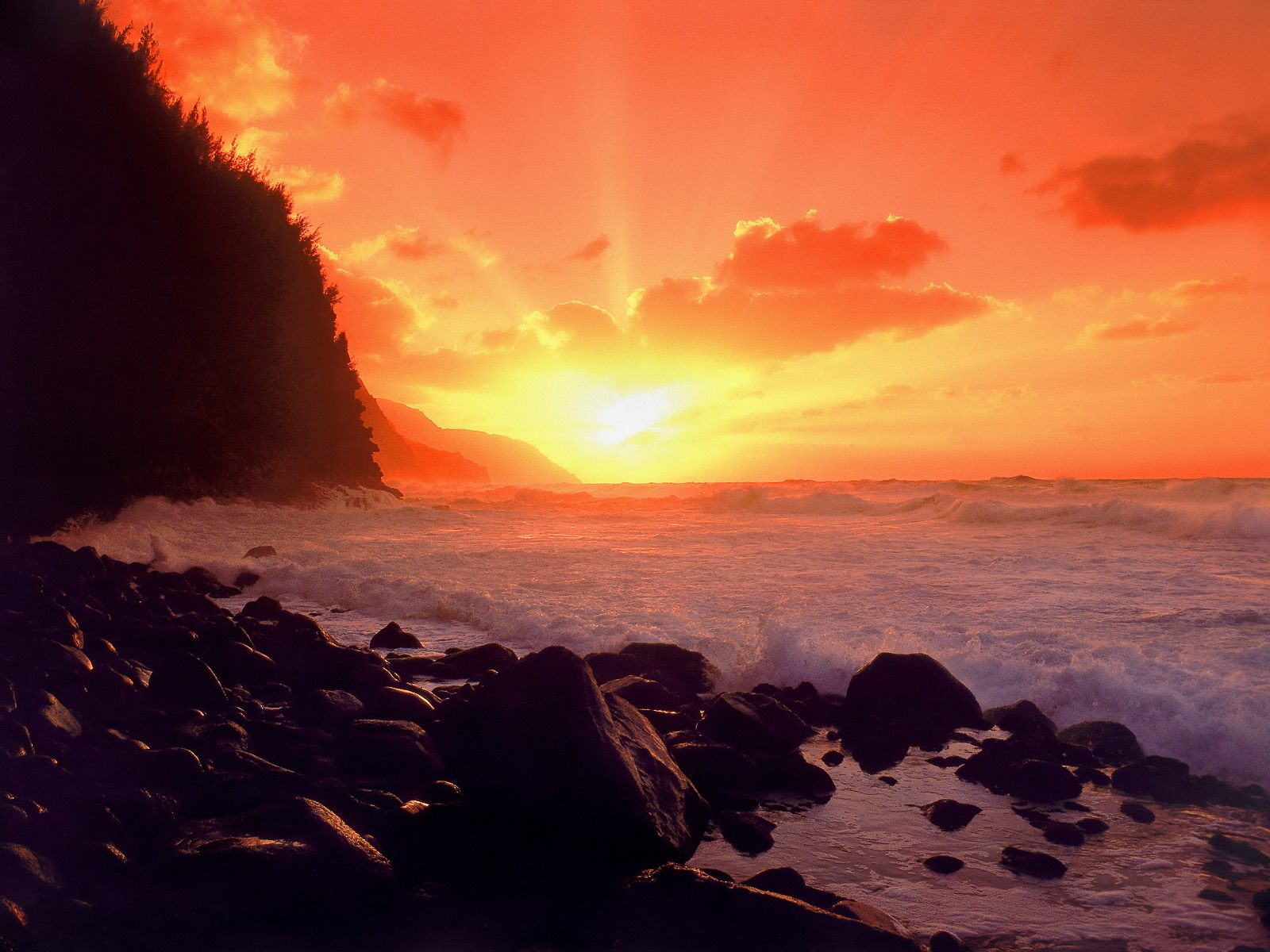 Hawaii Sunset Wallpaper