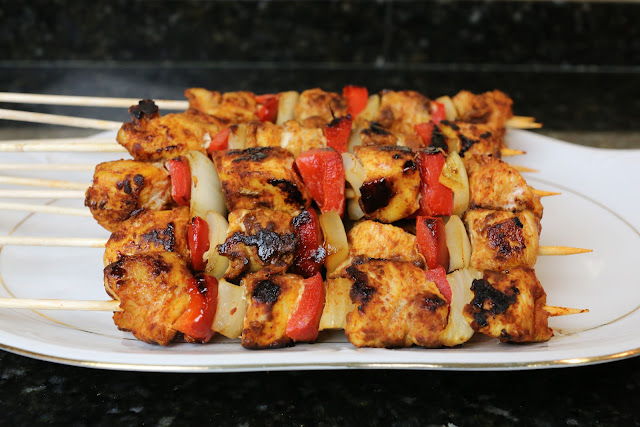 Brochetas de pollo