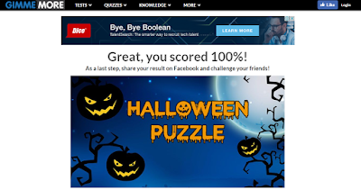 Halloween Puzzle Challenge Quiz Answers