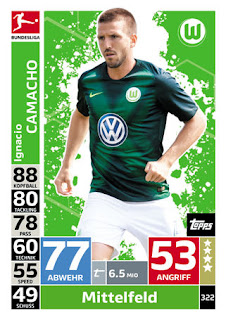 Match Attax Bundesliga 2018-2019 VfL Wolfsburg