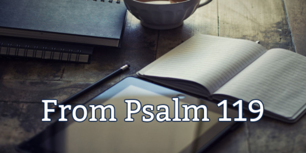 These three verses from Psalm 119 are powerfully pertinent to our modern times.