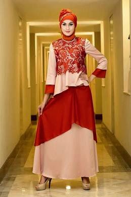 Dress Panjang Muslim Modern Untuk Pesta Terbaru