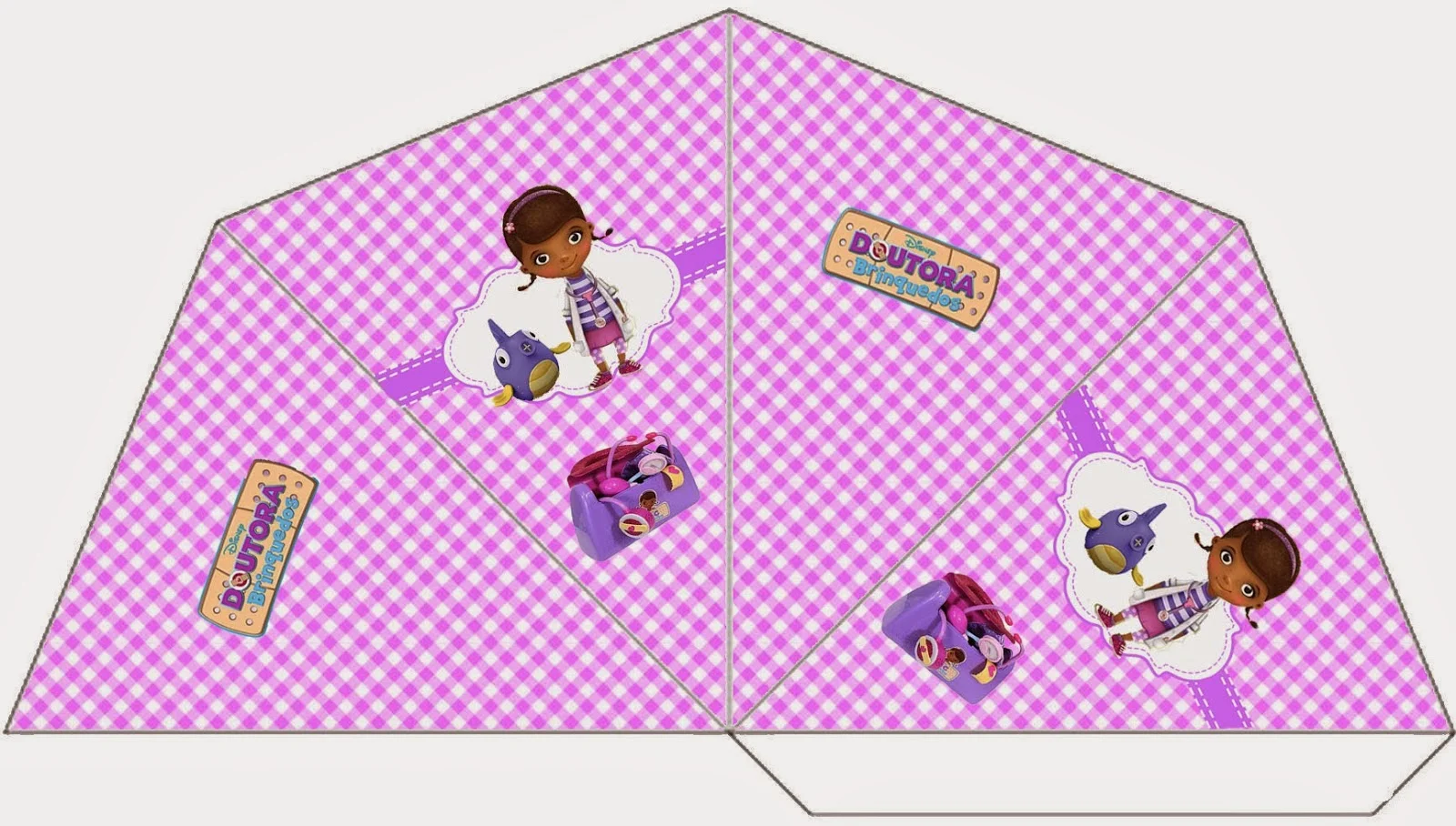 Dc Mcstuffins, Free Printable Cones.