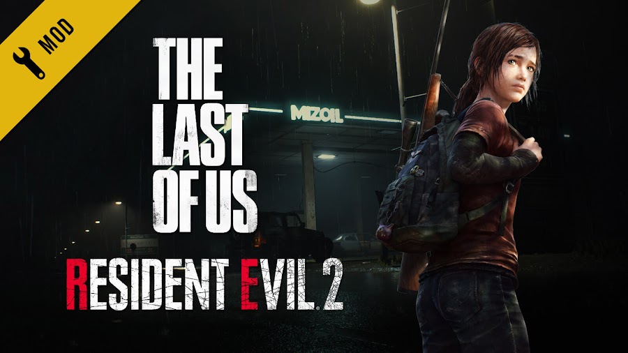 resident evil 2 remake tlou ellie skin the last of us mod capcom naughty dog