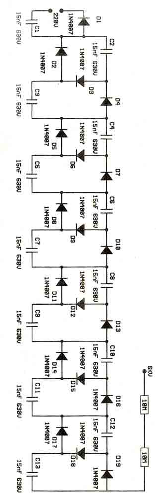 Build a Room Ioniser Circuit Diagram