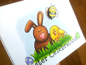 SRM Stickers Blog - Easter Celebration by Jane - #stickers #clearstamps #janesdoodles #spring 