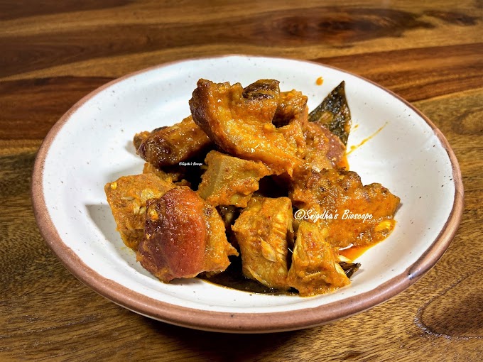 Kanthal Oma Gwran Wangkhree | Smoked Pork with Raw Jackfruit  | Bodo recipe
