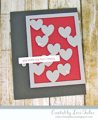 You Make My Heart Happy card-designed by Lori Tecler/Inking Aloud-stamps and dies from Reverse Confetti