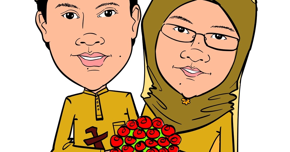 CARICATURES Karikatur Pengantin 