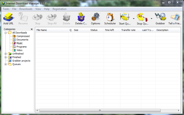 Internet Download Manager 6.12 Build 15 Screenshot