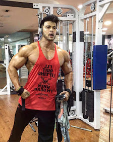 Sahil Khan Workout routine at Gym