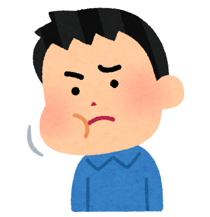 歯に物が詰まった人のイラスト 男性 かわいいフリー素材集 いらすとや