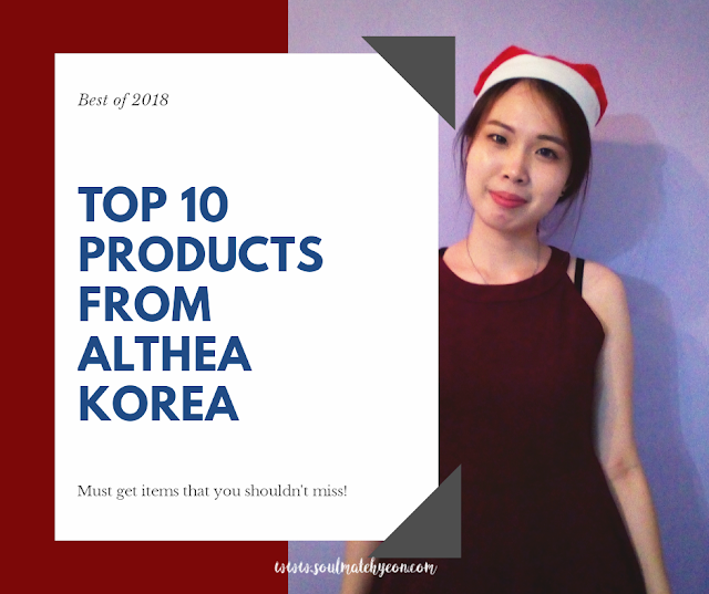 Monthly Project; Best of 2018; Top 10 Products from Althea Korea (Hyeon's Pick)
