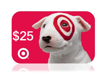 Enter below to win a 25 Target gift card!