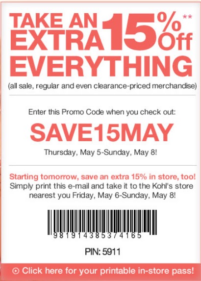 kohls printable coupons 2011. KOHL#39;S Coupons; In-Store