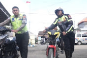 Tindak Lanjut Jum’at Curhat, Polres Sampang Amankan Puluhan Sepeda Motor Balap Liar Di JLS