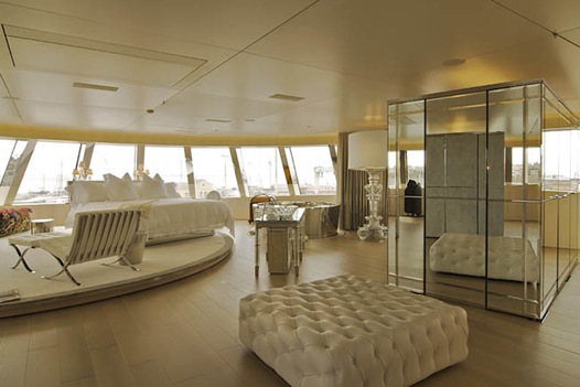 andrey melnichenko, yacht, starck, interiors