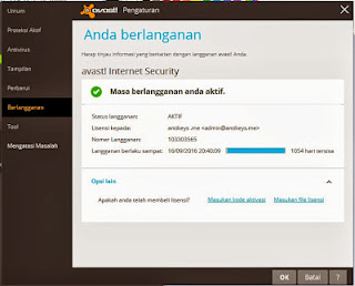 Download avast! Internet Security 2014 Full License Key Until 2016 