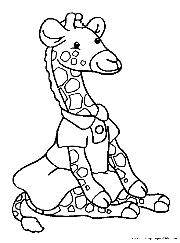 Baby Animal Coloring Page