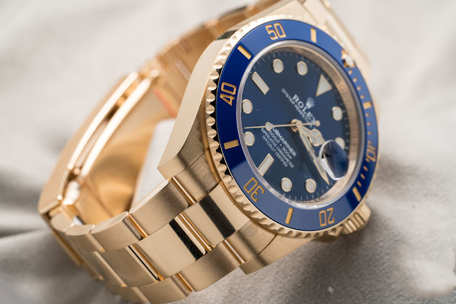 Review the Rolex Submariner Date 41 mm blue watch replica
