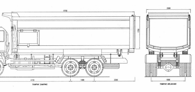 Mewarnai Sketsa Gambar Truk  Fuso  Terbaru KataUcap