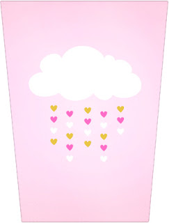 Blesing Rain for Girls Free Printable  Labels.