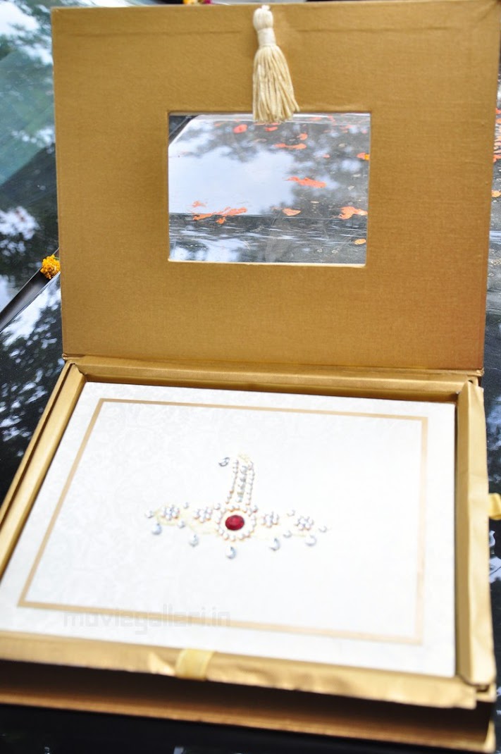 Allu Arjun Sneha Reddy Wedding Invitation Card Pics