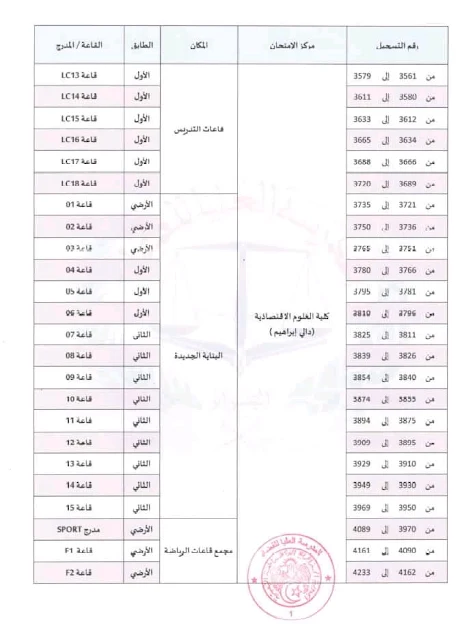 تاريخ إجراء الاختبارات الكتابية لمسابقة توظيف الطلبة القضاة لسنة 2023