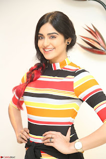 Adha Sharma in a Cute Colorful Jumpsuit Styled By Manasi Aggarwal Promoting movie Commando 2 (87).JPG