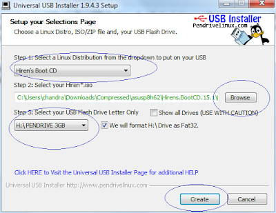 Langkah Mudah Membuat Hiren's BootCD Terbaru di USB Flash Drive