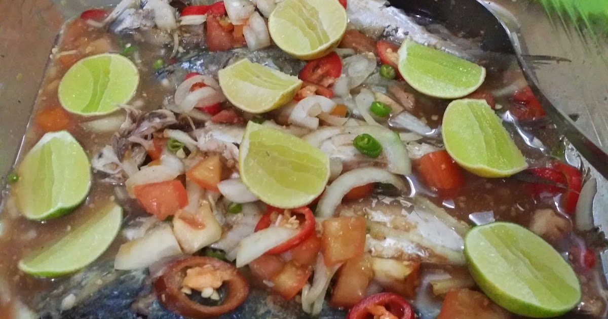 ZULFAZA LOVES COOKING: Ikan kembung rebus/kukus rendam air 