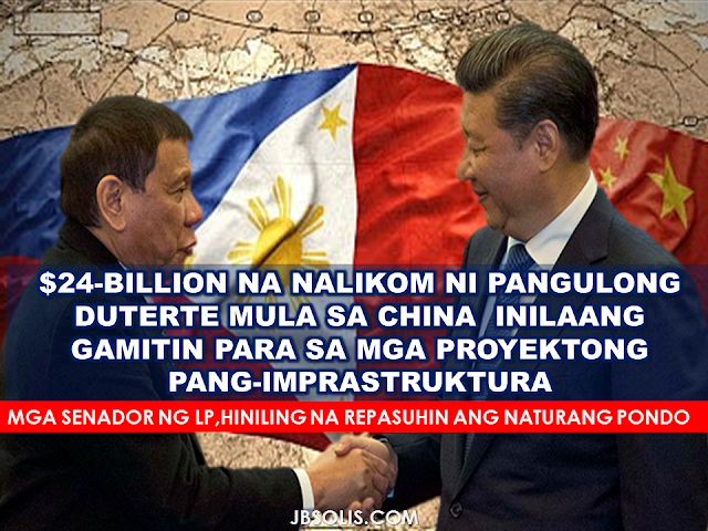    President Duterte's state visit to China  gained not only a good relationship and greater confidence among the two countries but also secured $24 Billion investment and credit pledges $15 Billion of which are going to be used for infrastructure projects in the Philippines.The deals secured by President Duterte's state visit is expected to beef up the investment and trade levels between both countries.  According to trade secretary Ramon Lopez,the renewed friendships in this part of the world have opened huge opportunities's trade and investment in China and Asean market over 1.9 billion people. Lopez also disclosed that the $15 billion worth of investment projects were as follows;     Image result for China Railway Engineering Corp.  1.Railway project (study) by MVP Global Infrastructure group and China Railway Engineering Corp.  Image result for china sino hydroImage result for Zonarsystems 2.Nationwide island provinces link bridges by Zonar Systems and PowerChina Sino Hydro    Image result for china sino hydro 3.Ambal Simuay sub-river basin flood control project by One Whitebeach Land Development and Sino Hydro;    4.Pasig River, Marikina River and Manggahan Floodway bridges construction project by Zonar Construct and SinoHydro  Image result for Greenergy.  Image result for Power China Guizhou Engineering Corp. 5. 300MW Pulangi-5 Hydro Project by Greenergy Co. and Power China Guizhou Engineering Corp.   Image result for banana plantation 6. Banana plantation project by AVLB Asia Pacific and Shanghai Xinwo Agriculture Development Co.  Image result for Zhuhai Bus and Coach Co 7.Bus manufacturing facility by Zhuhai Bus and Coach Co   Image result for hybrid rice field 8.Hybrid rice production by SL Agritech and Jiangsu Hongqi Seed Inc.  Image result for Yangtse Motor 9.Manila EDSA Bus Transportation program by Phil State Group and Yangtse Motor group and Minmetals International   Image result for Suli Grp Ltd. 10.Cabling manufacturing facilities by MVP Global Infrastructure Group and Suli Grp Ltd. Image result for CCCC Dredging Company 11.Cebu International and Bulk Terminal project by Mega Harbour Port and CCCC Dredging Company   Image result for China Harbour Engineering 12.Manila Harbour Center reclamation by R-II Builders Inc. and China Harbour Engineering    13.Davao coastline and port development project by Mega Harbor Port and Development and China Harbour Engineering;    Image result for Xinjiang TBEA Sunoasis Image result for Xinjiang TBEA Sunoasis 14.Renewable energy projects by Xinjiang TBEA Sun Oasis    Image result for Global Ferronickel 15.Joint venture on steel plants by Global Ferronickel and Baiyin International     Image result for SIIC Shanghai International Trade HK; 16.New Generation Steel Manufacturing Plant by Mannage Resources and SIIC Shanghai International Trade HK;      Image result for China CAMC Engineering 17.Joint development project on renewable energy by Columbus Capitana and China CAMC Engineering     Image result for Hotel of Asia Inc. 18.Jin Jiang hotel room capacity expansion from 1,000 to 2,000 by Double Dragon Properties and Hotel of Asia Inc.        Image result for globe telecom 19.Globe Telecom projects to improve network quality and capacity      Image result for Wuxi Huaguang Electric Power Engineering 20.North Negros biomass and South Negros biomass project by North Negros Biopower and Wuxi Huaguang Electric Power Engineering      Image result for Jimei Group of China Joint venture agreement of Jimei Group of China and Expedition Construction Corp. for infrastructure projects    21.Transportation and logistics infrastructure at Sangley Point by Cavitex Holdings, International Container Terminal Services Inc. and China Harbour Engineering    22.Safe and smart city projects for BCDA by BCDA and Huawei Technologie   23.BCDA-China Fortune Land Real Estate project (memorandum of understanding);    24.Bonifacio Global City-Ninoy Aquino International Airport Segment of Metro Manila Bus Rapid Transit-EDSA project by BCDA and China Road and Bridge Corp.   25.Subic-Clark railway project by Bases Conversion and Development Authority (BCDA) and China Harbour Engineering Co.    These investment agreements are expected to generate 2 million jobs for Filipinos within the next 5 years that can possibly reduce the number of unemployment in the country.  Financial facilities worth a total of $9 Billion would come from China State and Bank of China,according to Lopez.    “For China alone, they continue to be the Philippines’ second major trading partner with $17 billion value in total trade. Our exports to China were $6 billion in 2015 but this still has high growth potential as we establish better relations and considering China’s total imports was around $2 trillion in 2015. Another promising area again is investment from China. Their investment to the Philippines dropped to only $32 million in 2015. But China’s total outward investments was around $130 billion in 2015,” the trade chief said.   Meanwhile,Senators from the Liberal Party (LP) want the Senate to review the deals with China entered into by President Duterte, including the billions of dollars in aid to be extended by China and the joint coast guard cooperation activities in the disputed West Philippine Sea.  LP Senators Paolo Benigno Aquino IV, Leila de Lima, Franklin Drilon and Francisco Pangilinan said so much is at stake in Duterte’s declared pivot to China and Russia, including the Philippine claim over disputed waters, its trade with other countries and the welfare of overseas Filipino workers.  The senators called for immediate action on Senate Resolution 158 filed by Aquino calling on the Senate committees on foreign relations and economic affairs to conduct a hearing, in aid of legislation, on the foreign policy direction of the government. The hearing should reveal the terms of the 13 agreements and memoranda of understanding, including the reported $6 billion in soft loans, $3 billion in credit facilities through private Chinese banks, and the Joint Coastal Guard Committee on Maritime Cooperation in disputed waters, signed during Duterte’s state visit in Beijing. “We are in agreement that the Philippines needs an independent foreign policy, one that protects and champions the interests of the Filipino people, one that is not pro-American and not pro-China but pro-Filipino, ensuring that the conventions and agreements we sign will benefit Filipino citizens,”  “The Filipino people deserve to know what the official position of the administration is and how this affects the lives of our countrymen residing in all corners of the globe,” the senators said in a joint statement. Sen. Risa Hontiveros asked Duterte to be judicious in his statements even as she appreciated his attempts to clarify his pronouncements. Pangilinan said the confusion of Duterte’s “conflicting” statements adversely affects public confidence in the nation’s state of affairs and creates uncertainty unnecessarily. For Sen. Richard Gordon, Duterte is clever and unorthodox in his foreign policy. “He (Duterte) obviously made other world leaders listen and make things happen,” Gordon said.  (SOURCES:Philstar, INQUIRER.PH)                    RECOMMENDED POSTS:  CRIMES PUNISHABLE BY DEATH IN SAUDI ARABIA AND ITS EQUIVALENT SENTENCE UNDER PHIL LAW   DON'T DO THESE THINGS WHILE IN SAUDI ARABIA    DUTERTE ACCOMPLISHMENTS IN 100 DAYS     BRAND NEW PATROL SHIP FROM JAPAN STARTED OPERATION    BEING BUSY DOESN'T GUARANTEE PRODUCTIVITY      DRUG LORD KERWIN ESPINOSA ARRESTED IN UAE ©2016 THOUGHTSKOTO