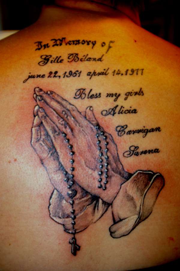 Praying Hands Tattoo