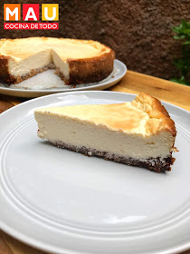 cheesecake pay pie de queso keto ketogenic cetogenico low carb sin azucar splenda stevia mau cocina de todo