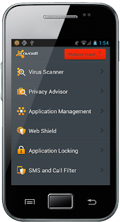 Amankan ponsel android dari pencuri dengan avast mobile security