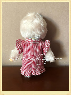 kiki monchhichi robe vêtement doll handmade couture fait main