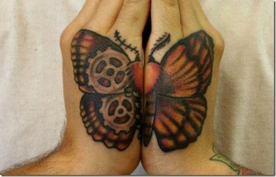 cool_steampunk_papillon_de_tatouage__la_main