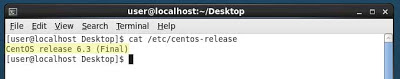 find centos version cat /etc/centos-release