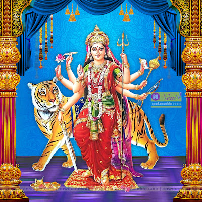 Maa-durga-hd-wallpapers-pictures-stage-background