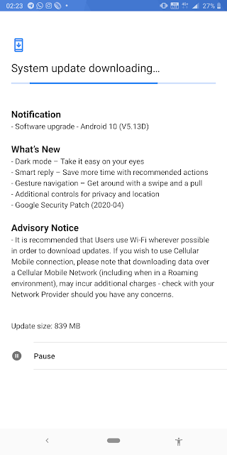 Nokia 9 PureView receiving Android 10 Update along with April 2020 Android Security Patch