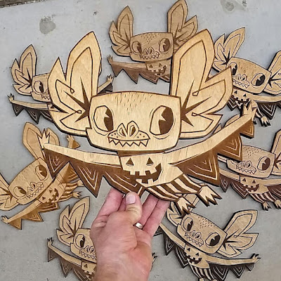 San Diego Comic-Con 2015 Exclusive Hermees Laser Cut Wood Wall Art by Gary Ham