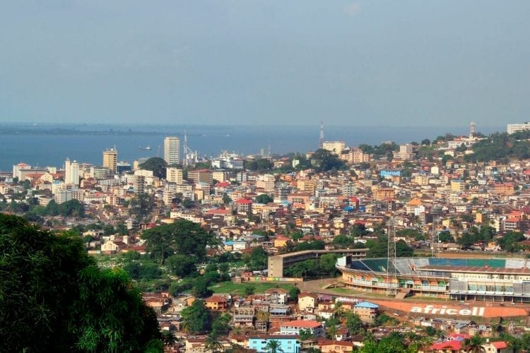 Países no Continente Africano: Serra Leoa