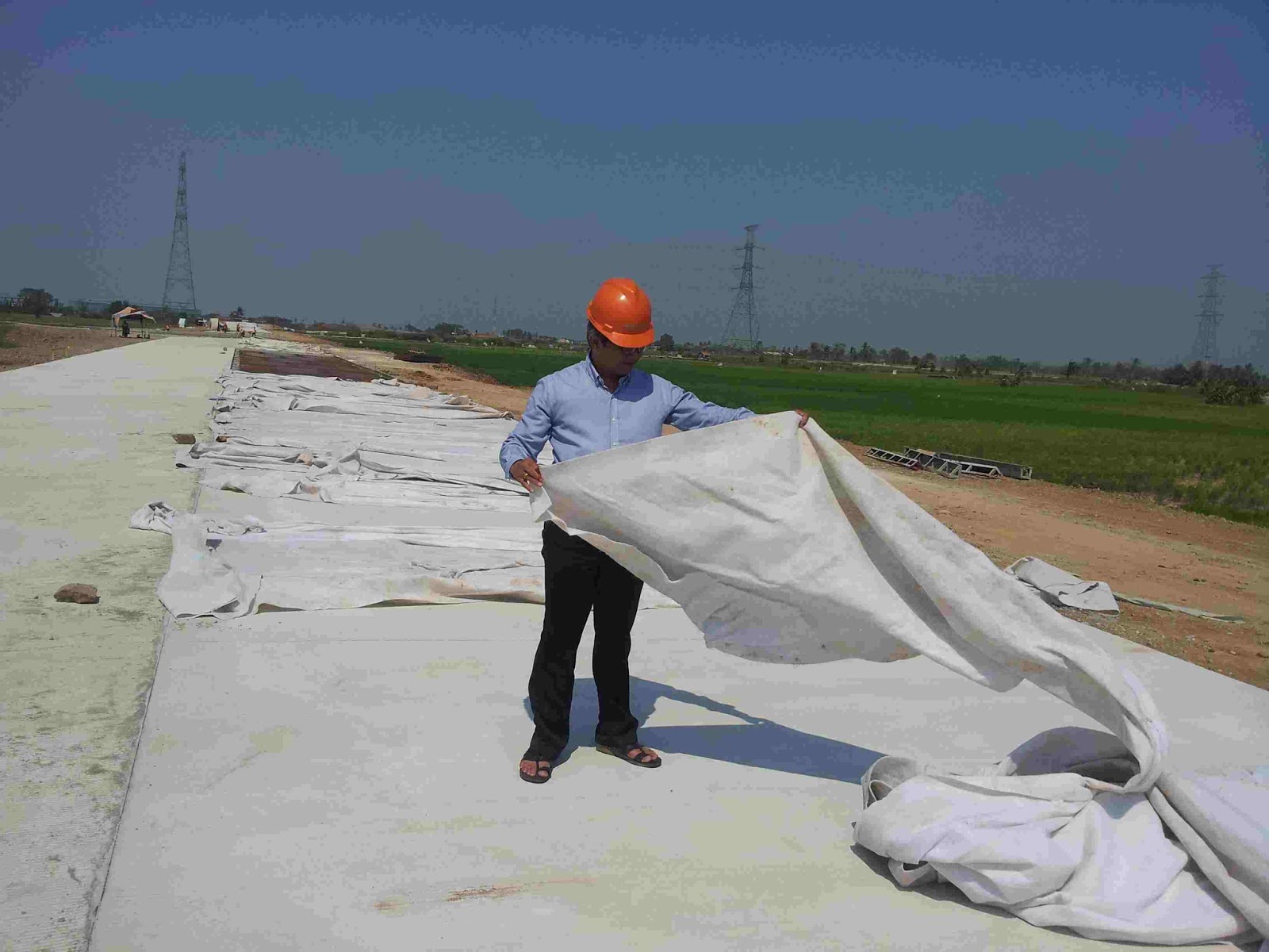 Jual Curing  Geotextile Untuk  Beton PT HARAPAN NUSA PRATAMA